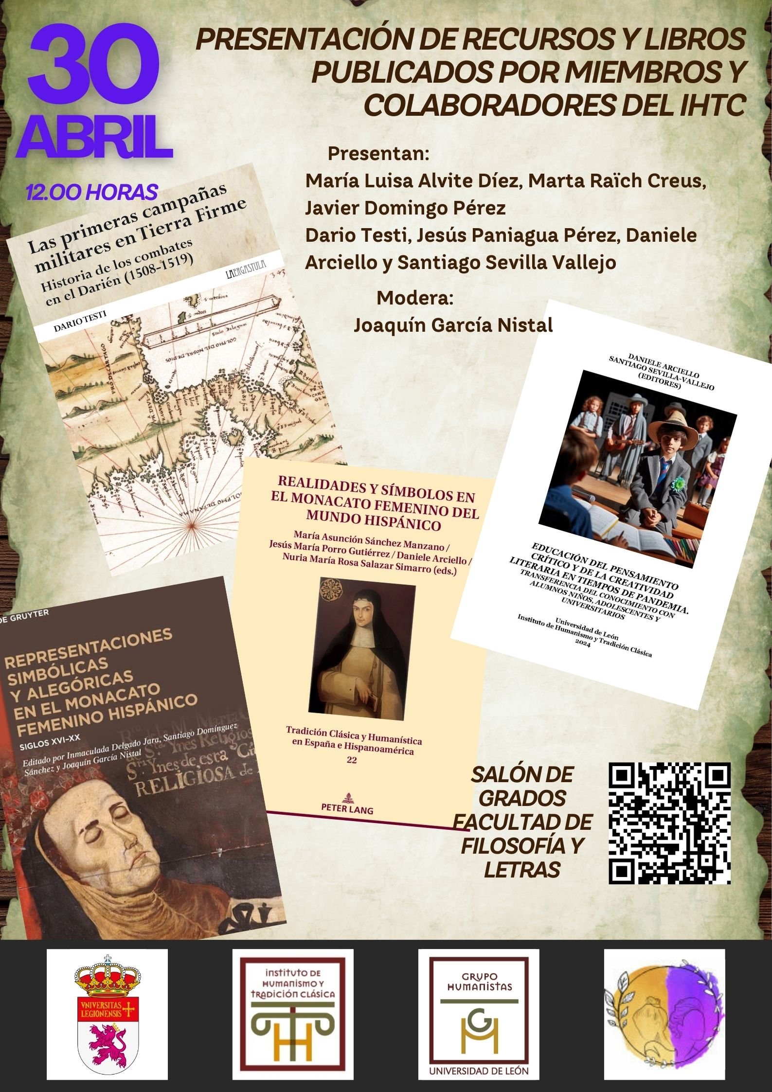 PRESENTACIÓN DE LIBROS DEL IHTC